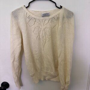 Vintage cream sweater